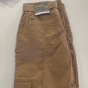 Style & Co. Women’s Tan Cargo Pants